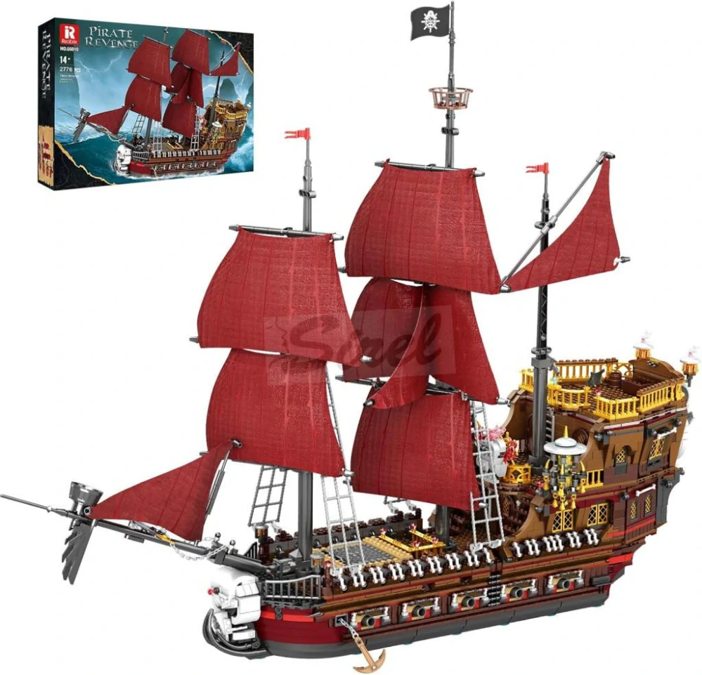 Reobrix Queen Anna’s Revenge – Stavebnica pirátskej lode (3066 dielikov)