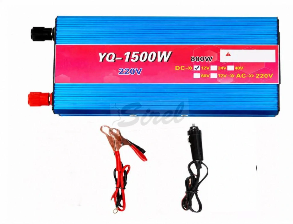 1500 W menič napätia v aute