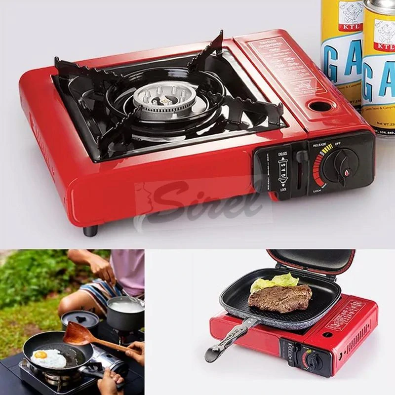 Plynový outdoor varič 2v1 + 4 kartušové náplne