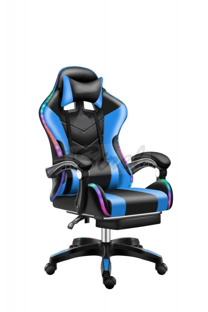 R8 Gamer Likeregal 920 modrá RGB Led 