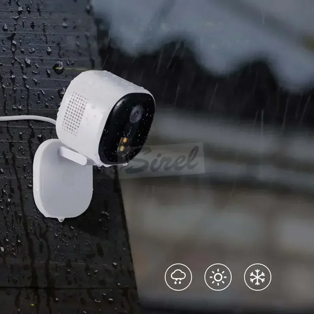 R8 Security Winees 2K wifi vonkajšia bezpečnostná kamera so 4 CCT svietidlami