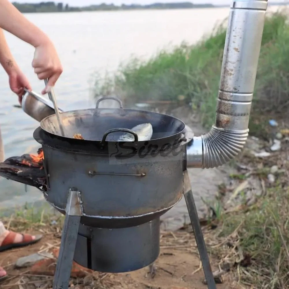 R8 Home 8490 Vintage Zostava na guláš s panvicou, Kotlíková súprava na guláš 8L