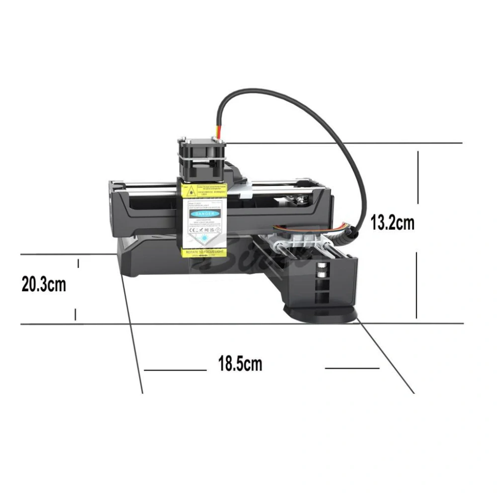 EasyThread Mini 0807– Laserový gravírovací stroj