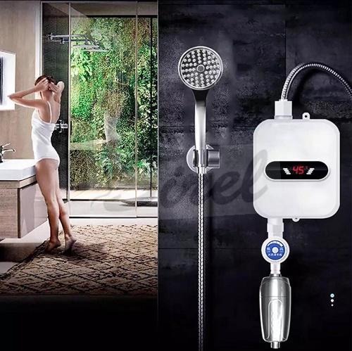 R8 Home Elektrický prietokový ohrievač vody s LCD displejom a sprchovou hlavicou