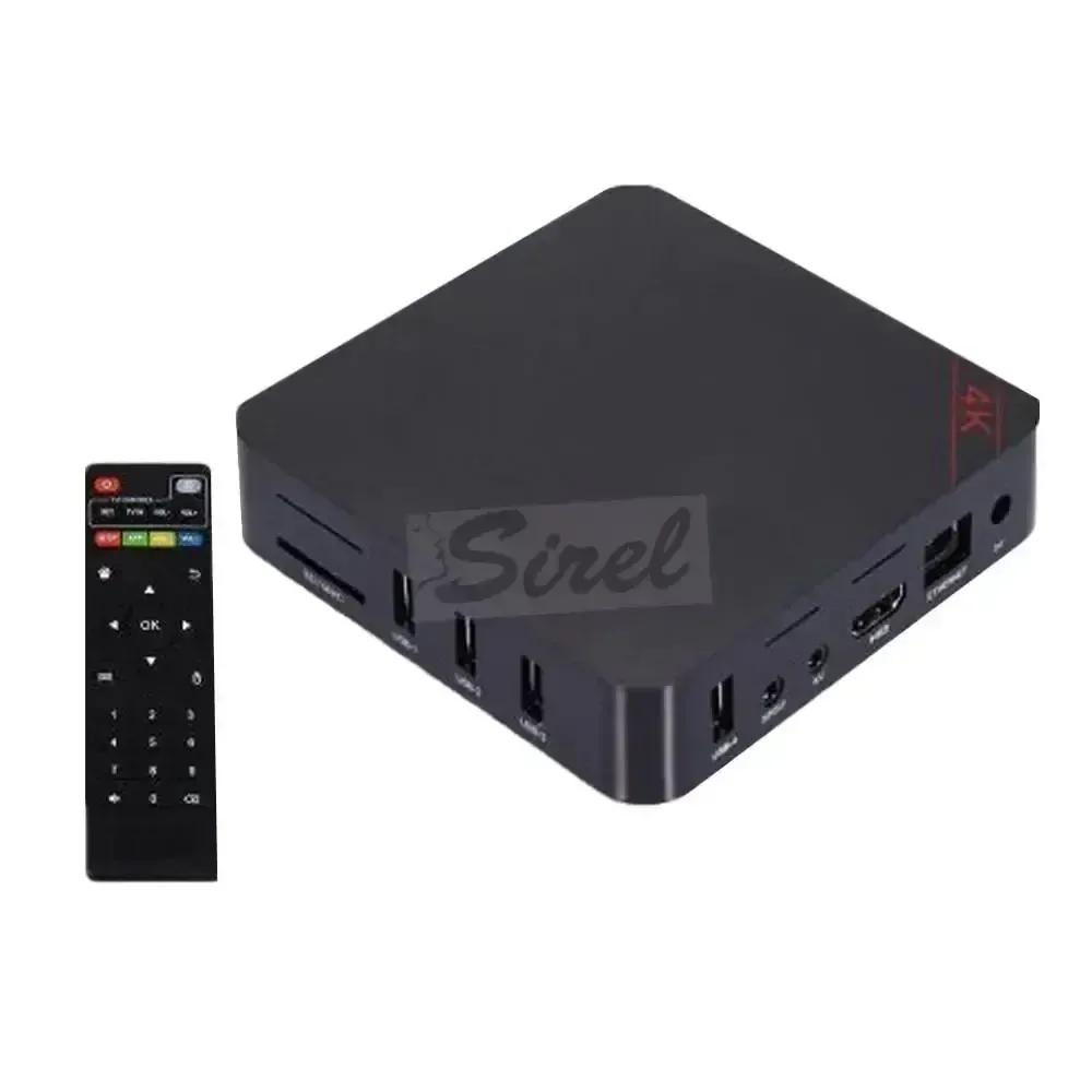 MX9 4K tv box Android TV box čierny
