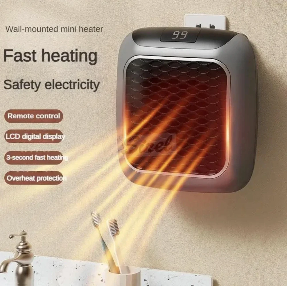 Fast Heater - izbový mini ohrievač s diaľkovým ovládaním - 800W