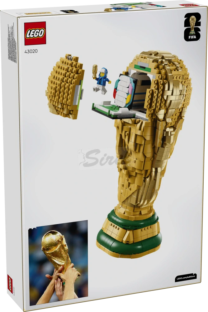 LEGO® Editions Oficiálna trofej Majstrovstiev sveta vo futbale FIFA 43020