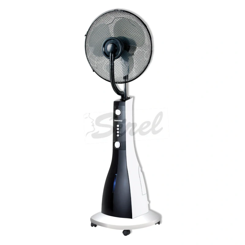 R8 HOME DMF-4002S Zvlhčovací ventilátor 90W, 3 rýchlosti, Čierny