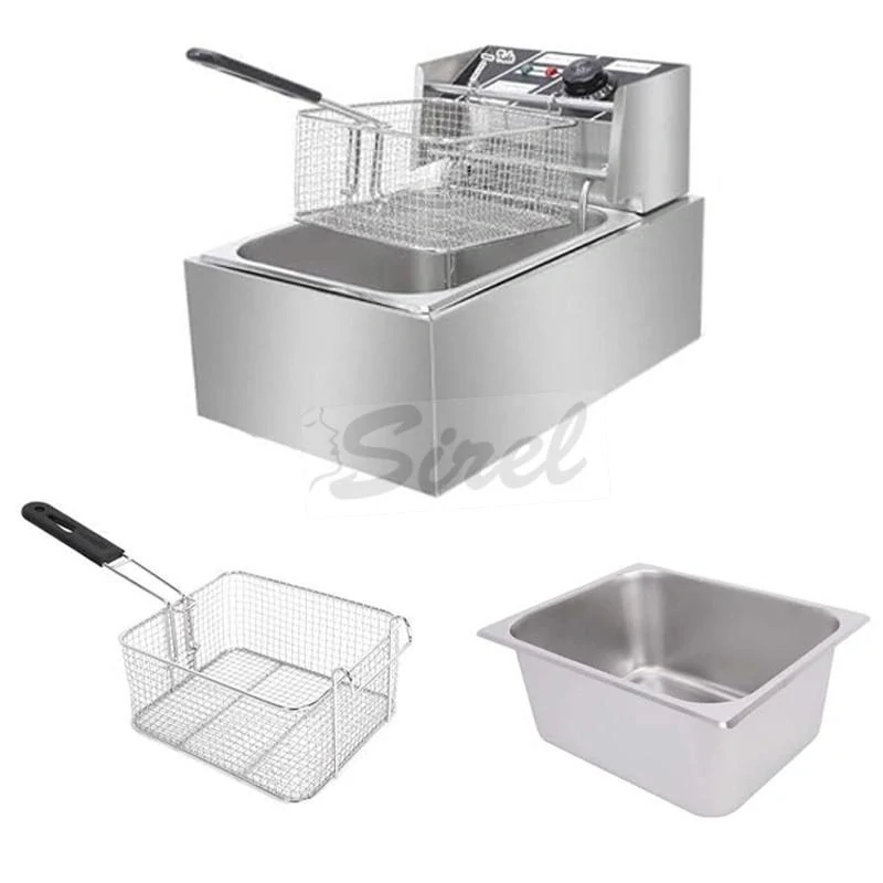 Elektrická fritéza - 1 x 6 L - 2500 W