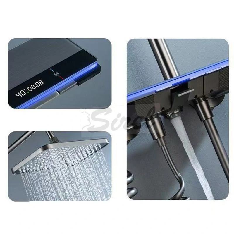 Prémiový inteligentný sprchový systém s digitálnym displejom