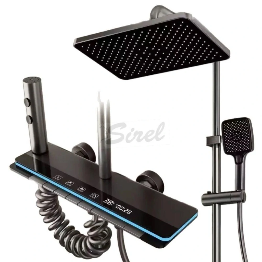 Prémiový inteligentný sprchový systém s digitálnym displejom