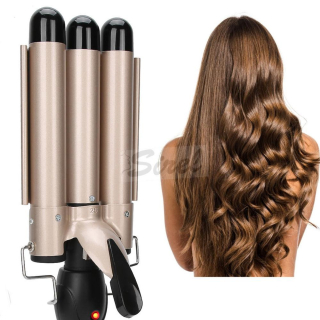 Beauty HE-19 3-valcová keramická profesionálna kulma na vlasy