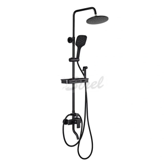R8 Niagara MattBlack 3405 kompletný sprchovací systém