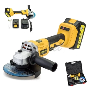 KIMIYO CH24-47 akumulátorová uhlová brúska 128V s 2 batériami
