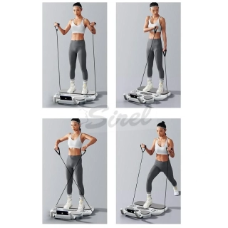 Robiflex multifunkčný tréner brušných svalov s odporovou gumou a lakťovou opierkou – Domáci fitness prístroj na formovanie celého tela