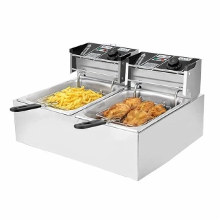 Elektrická fritéza - 2 x 6 L - 2500 W