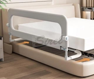 Bezpečnostná zábrana na posteľ pre deti, 150 cm, s nastaviteľnou výškou