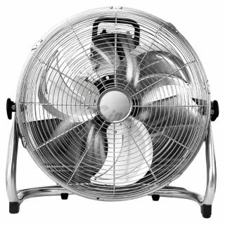 R8 8796 Výkonný priemyselný podlahový ventilátor s priemerom 20 palcov, s možnosťou naklonenia o 130°, s hliníkovými lopatkami